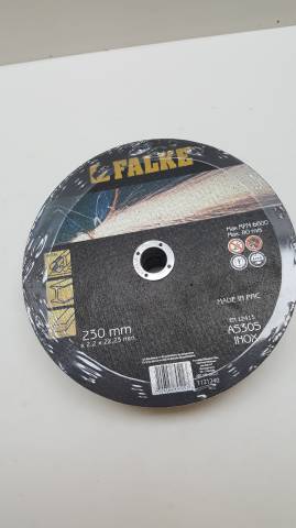 25 vnt. pjovimo diskų "Falke", 230 mm