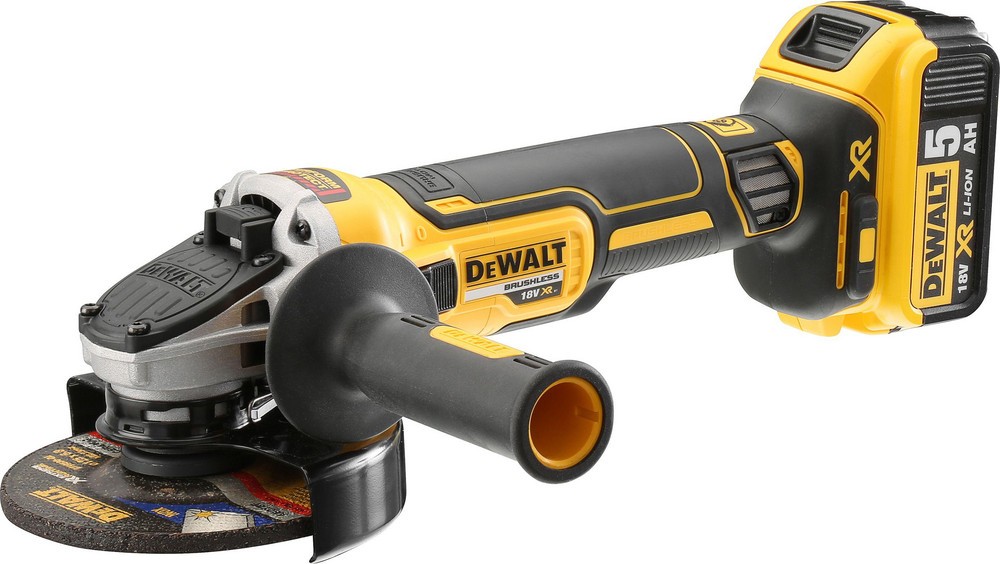 Akum. kampinis šlifuoklis "DeWalt DCG405P2"