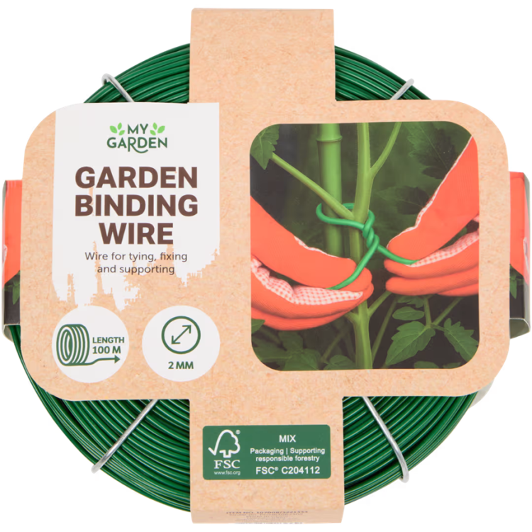 Augalų tvirtinimo viela "My Garden", 2 pak (100m.)