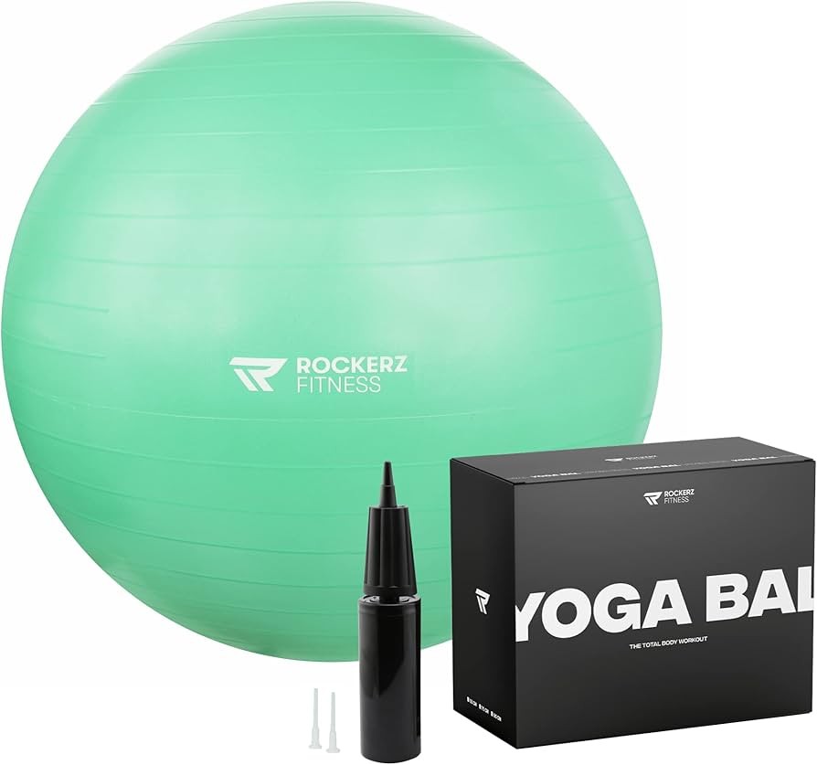 Gimnastikos kamuolys "Rockerz Fitness", ø65 cm.