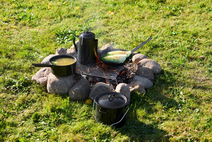 Turistinių indų rinkinys "GrillExpert"