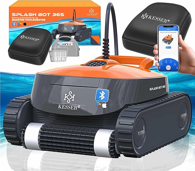 Belaidis baseino valymo robotas "Kesser"