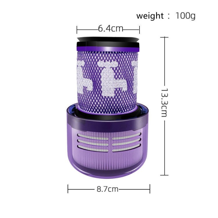 2 vnt. dulkių siurblio "Dyson V12" HEPA filtrų