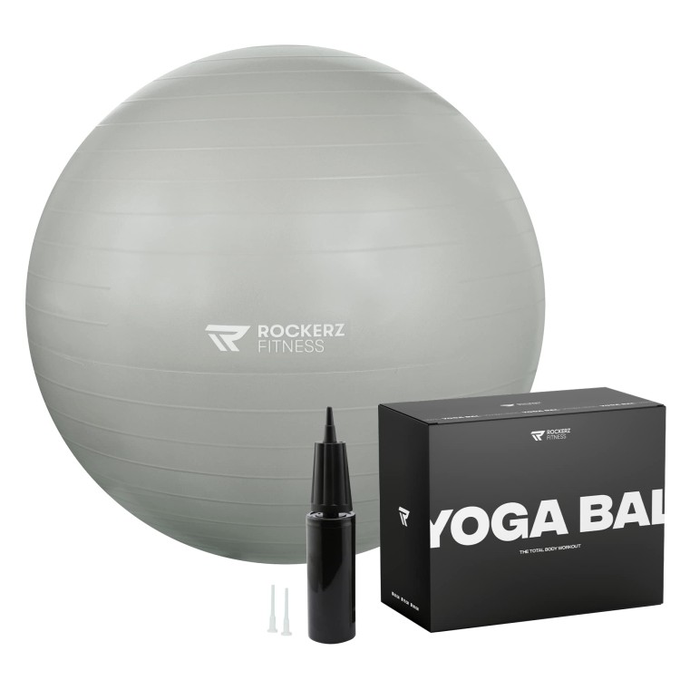 Gimnastikos kamuolys "Rockerz Fitness",  ø75 cm.