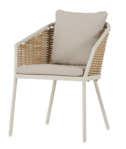 Šviesus lauko fotelis/krėslas, 2 vnt.