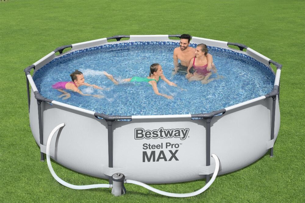 Karkasinis baseinas su filtravimo sistema "Bestway Steel Pro Max"