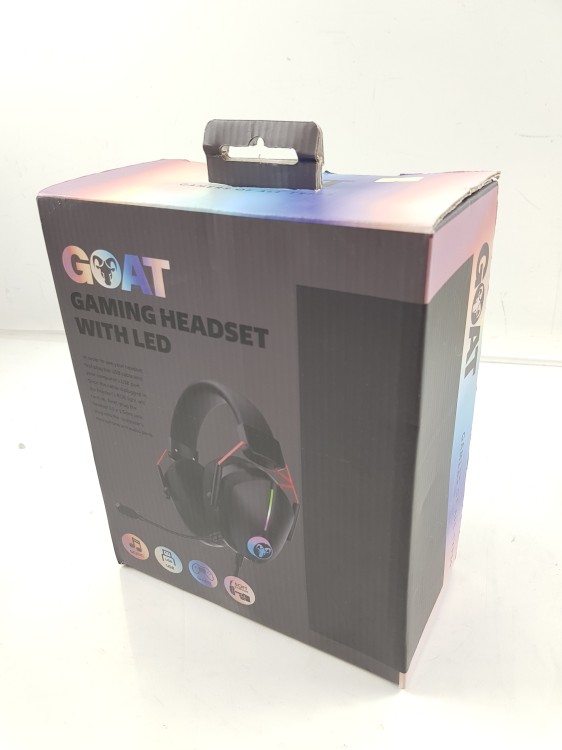 Žaidimų ausinės su mikrofonu "Goat"