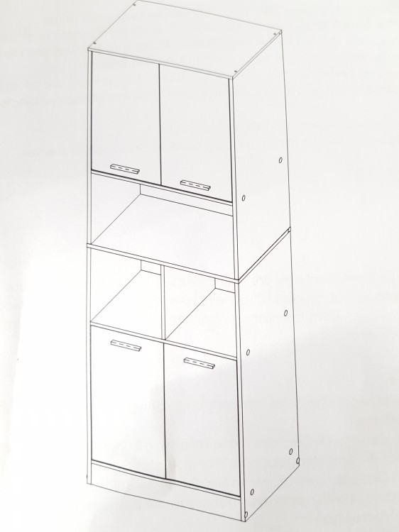 Spintelė, 170 x 40 x 60 cm.