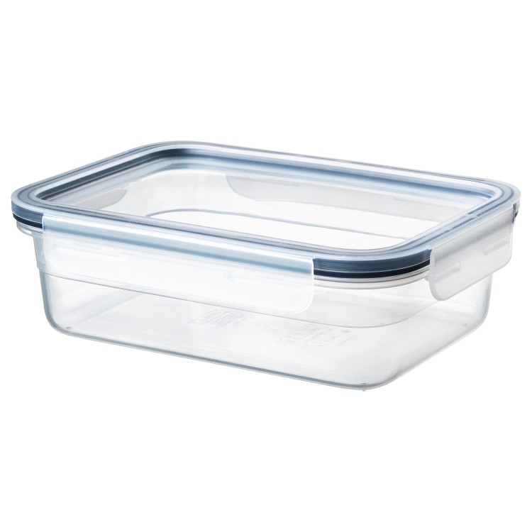 27 vnt. plastikinių indelių maistui