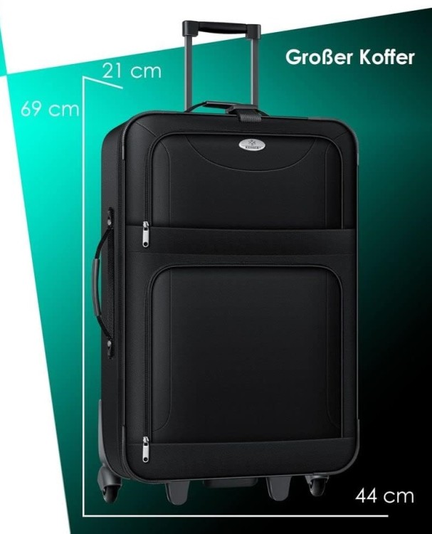 Lagaminas "Kesser", 60 L., su defektu