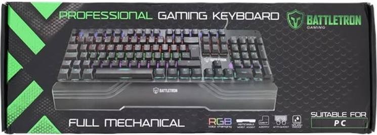 Mechaninė žaidimų klaviatūra "Battletron"