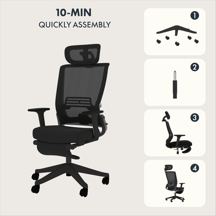 Ergonomiška biuro kėdė "Flexispot"