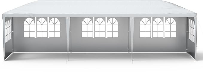 Surenkama proginė palapinė, 3 x 9 m.