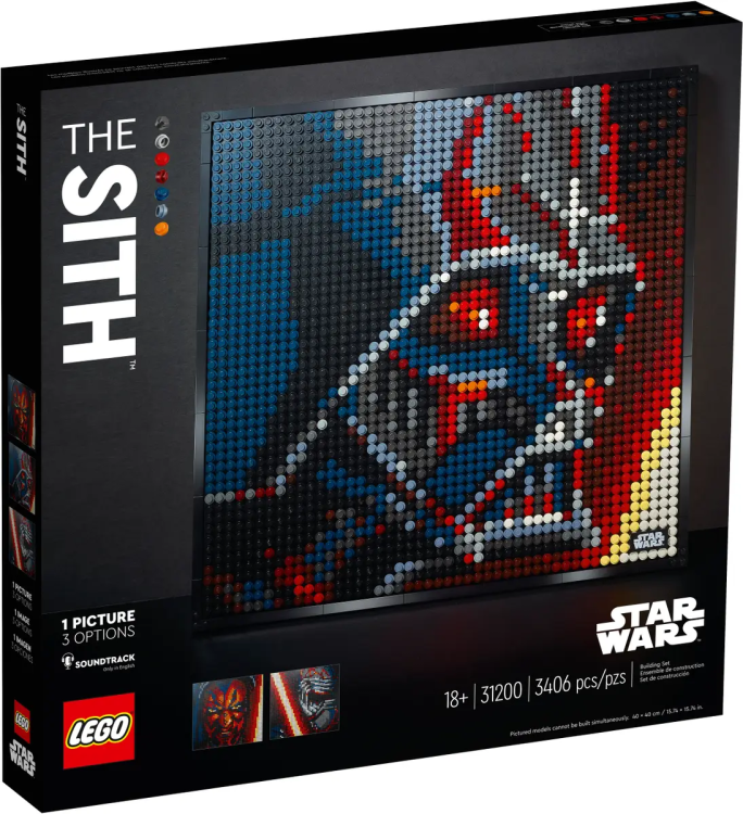 Dėlionė "31200 LEGO® Art Žvaigždžių karai Sitas", netikrinta