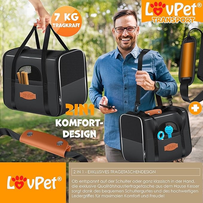Gyvūnų transportavimo krepšys "LovPet"