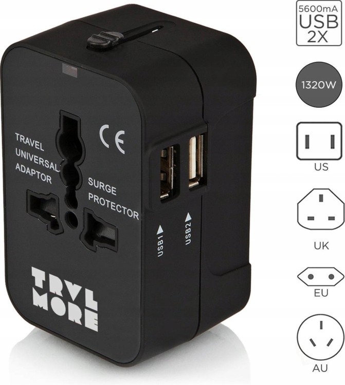 Kelioninis adapteris "TravelMore"