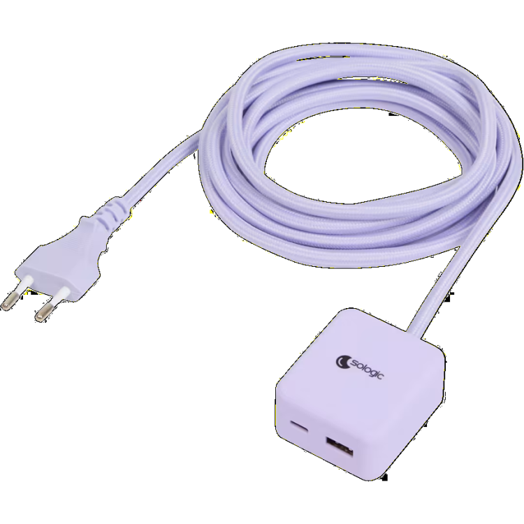 Sieninis įkroviklis su kabeliu "Sologic"