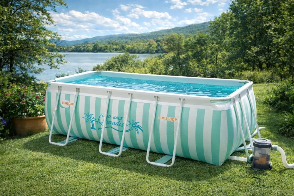 Karkasinis baseinas "Funsicle", 3,16 x 5 x 1 m.